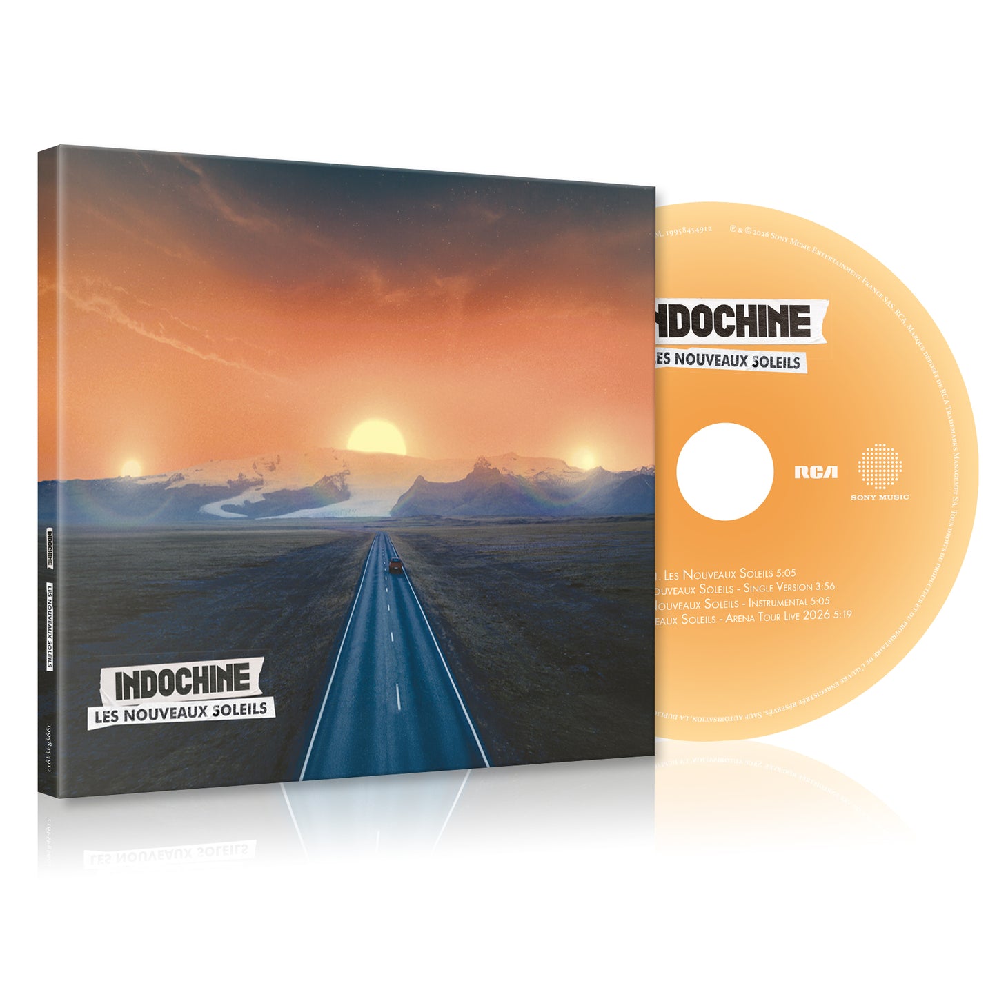 MAXI SINGLE CD « LES NOUVEAUX SOLEILS »